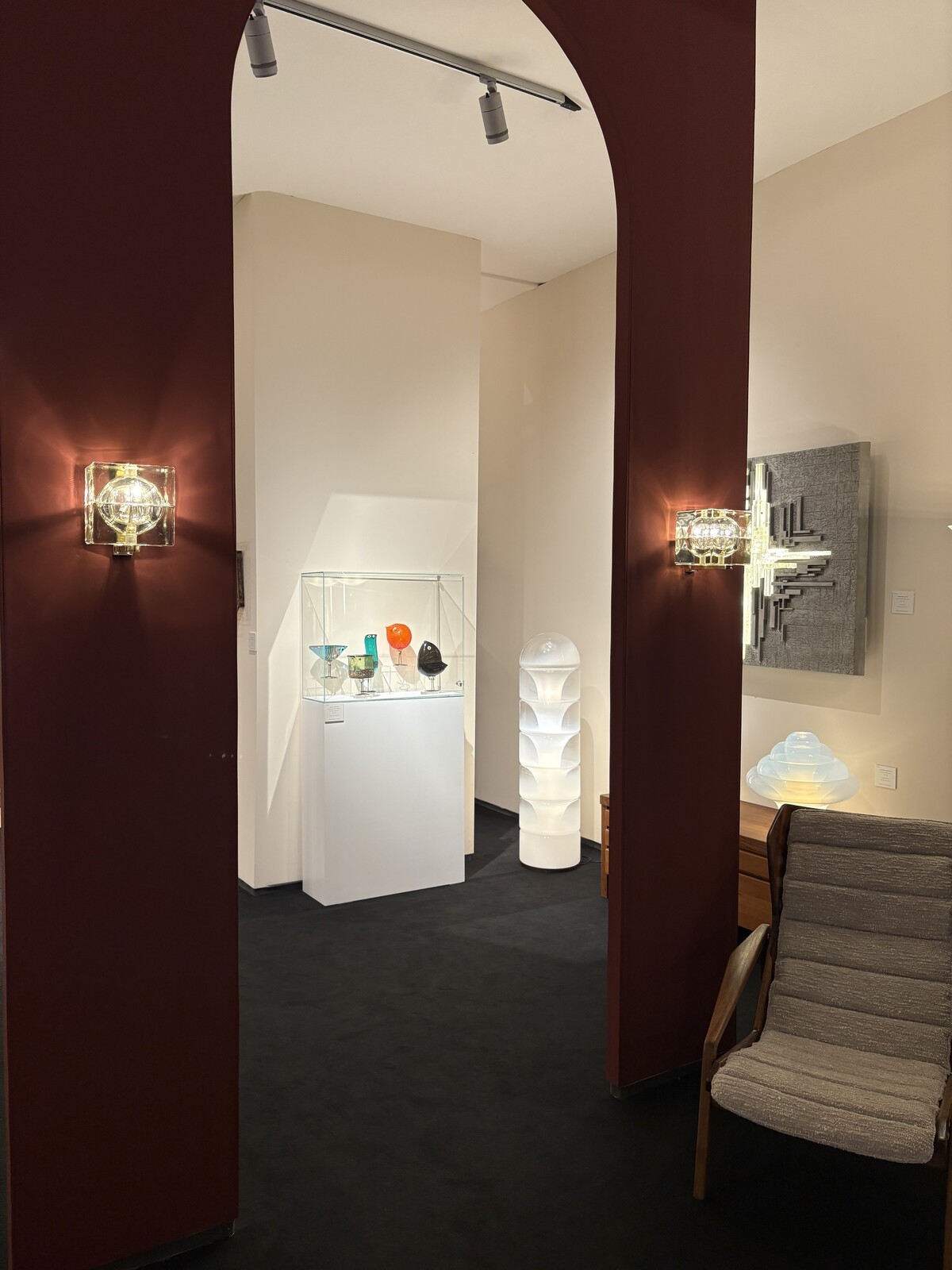 Pair of Cubosfera Wall Lights by Alessandro Mendini, Italy, 1960s