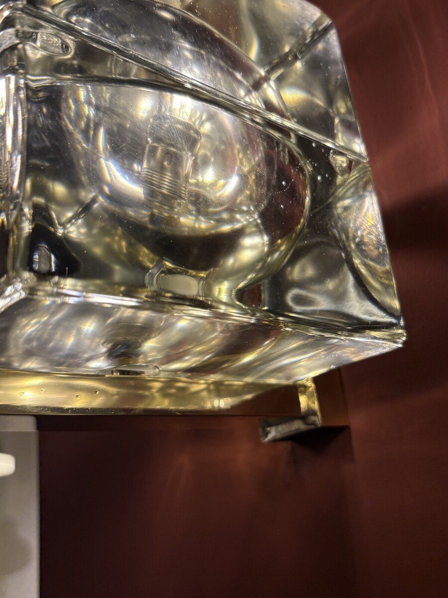 Pair of Cubosfera Wall Lights by Alessandro Mendini, Italy, 1960s