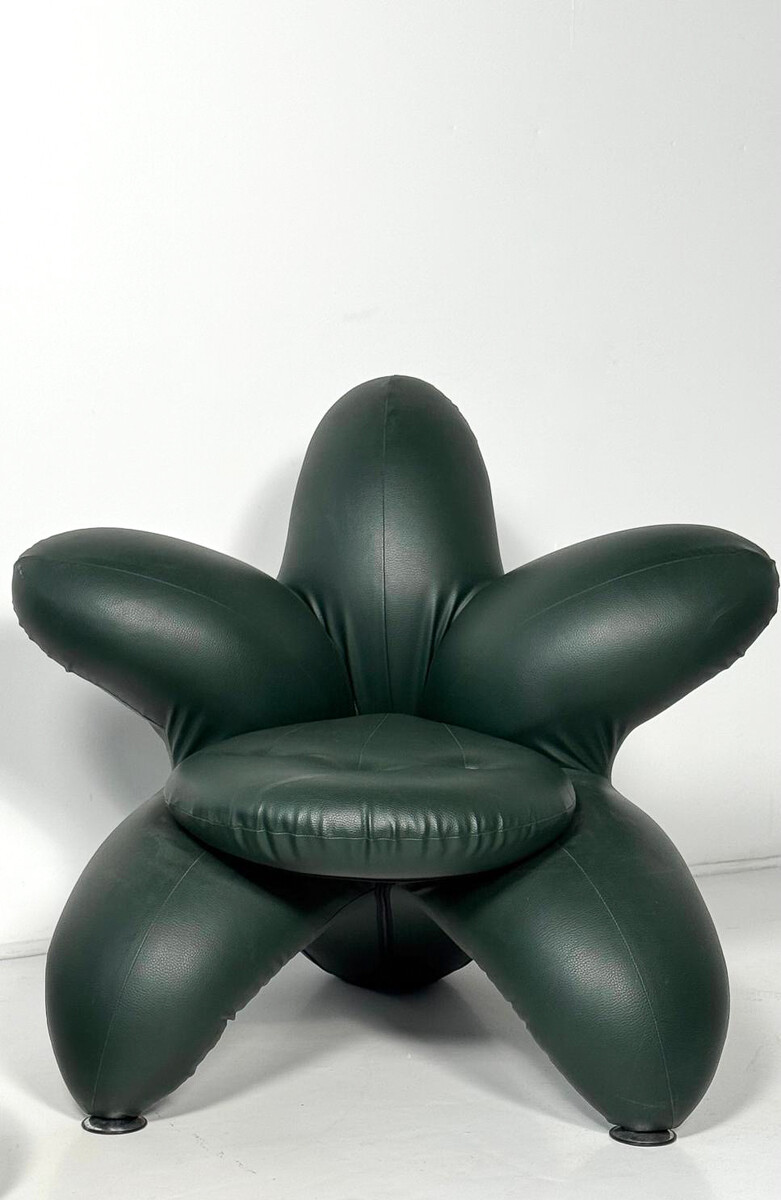 Pair of Flower Armchairs attributed to Masanori Umeda, 1980s