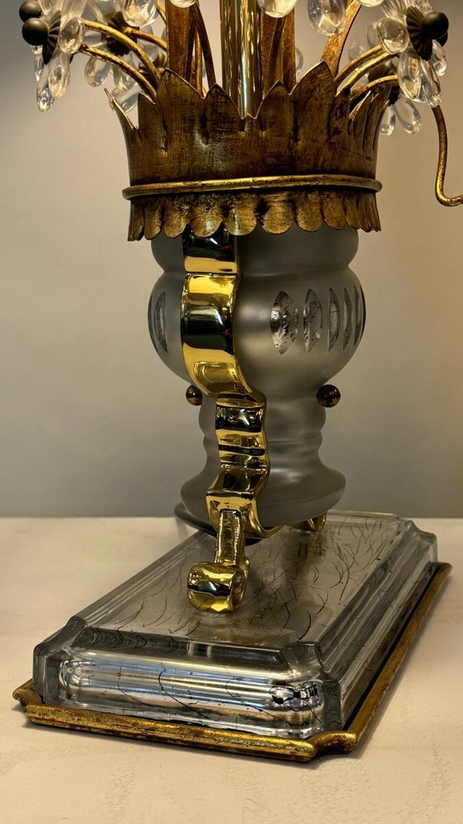 Pair of  Flower Basket Table Lamp by Banci Firenze 