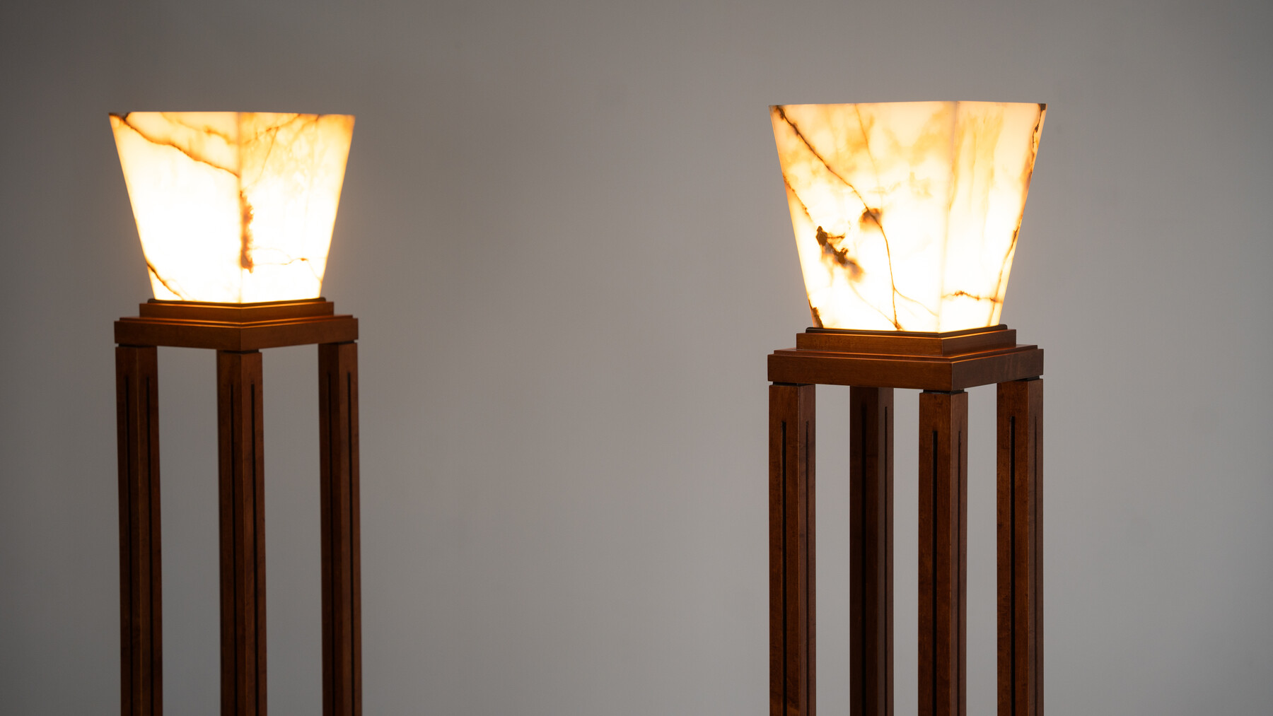 Pair of Ingrid Floor Lamps by Michael Graves for Sawaya and Moroni, 1987 