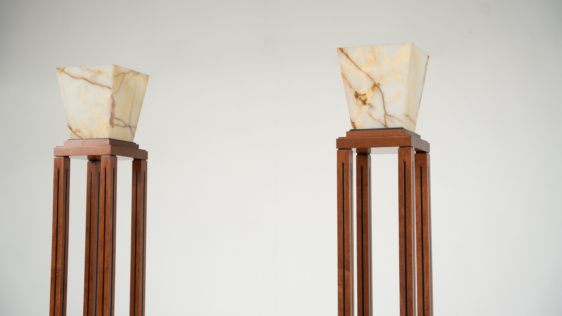 Pair of Ingrid Floor Lamps by Michael Graves for Sawaya and Moroni 