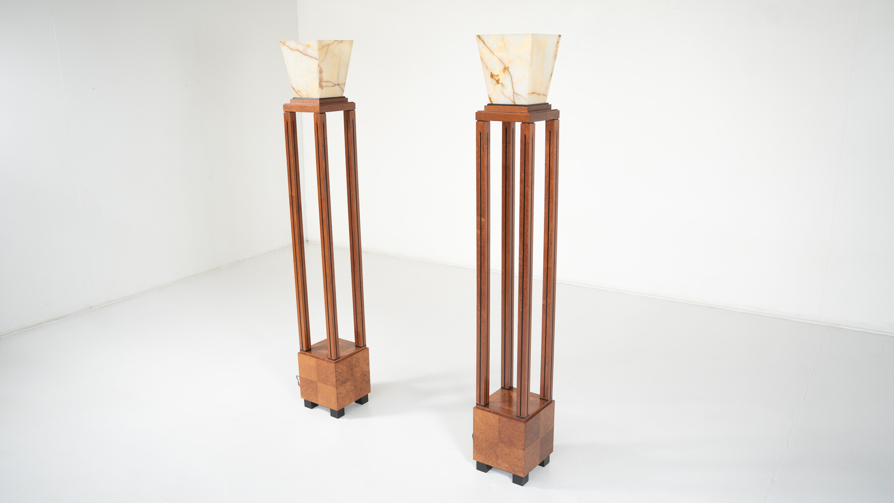 Pair of Ingrid Floor Lamps by Michael Graves for Sawaya and Moroni 