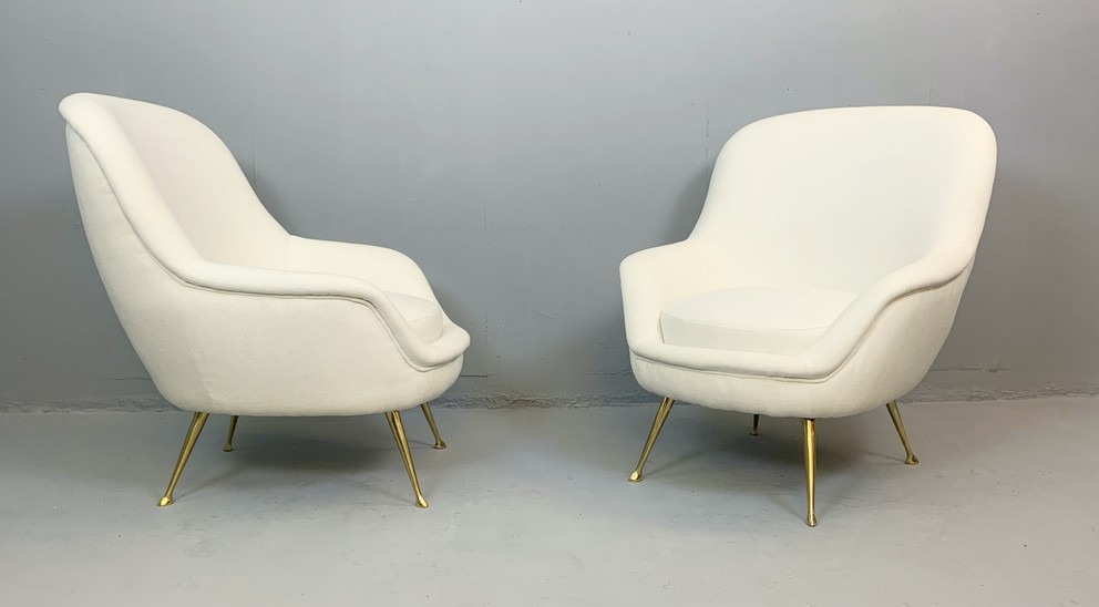 Pair of Italian Armchairs 