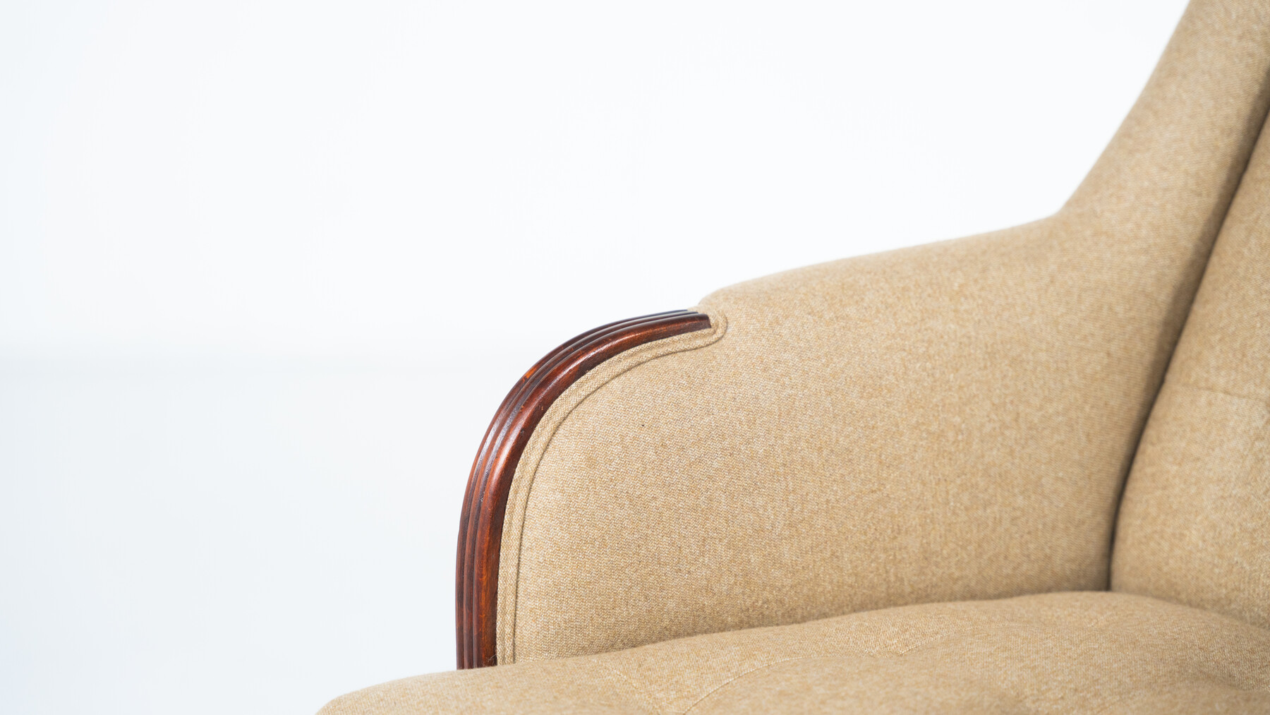 Pair of Italian Armchairs, Italy, 1950s - New Upholstery 