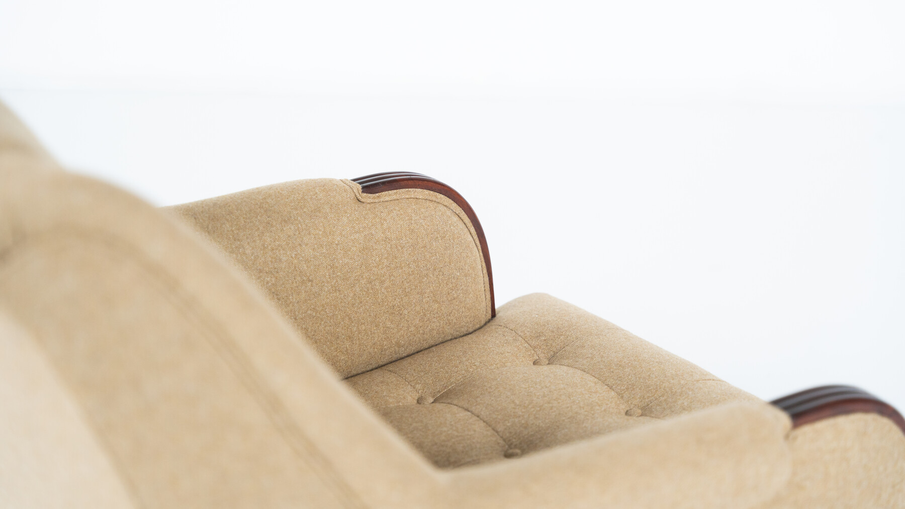 Pair of Italian Armchairs, Italy, 1950s - New Upholstery 