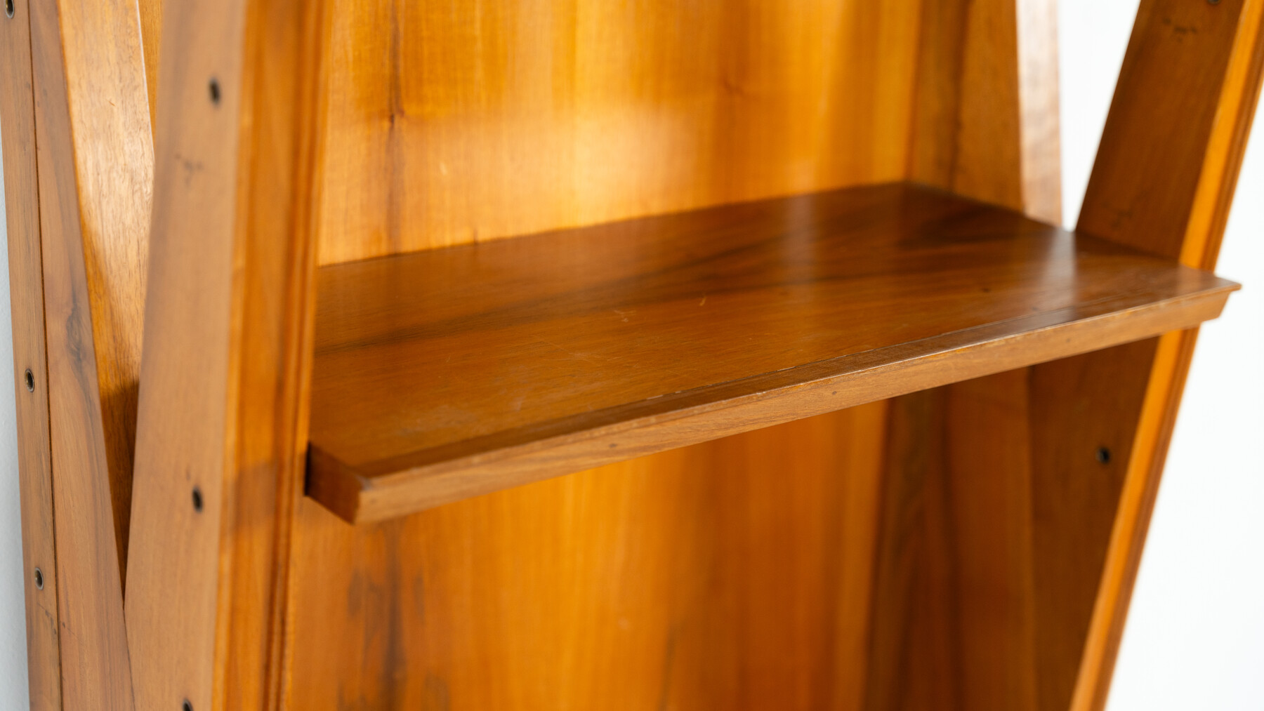 Pair of Italian Wall Units, Walnut, 1970s