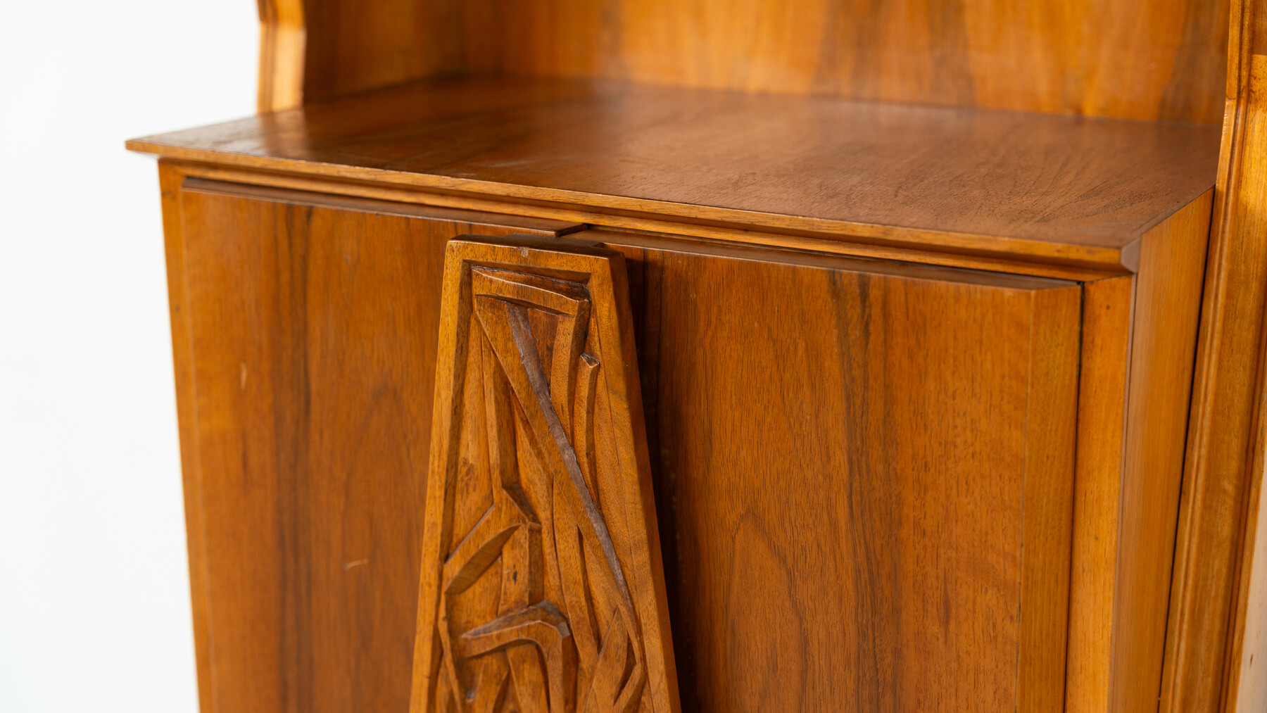 Pair of Italian Wall Units, Walnut, 1970s