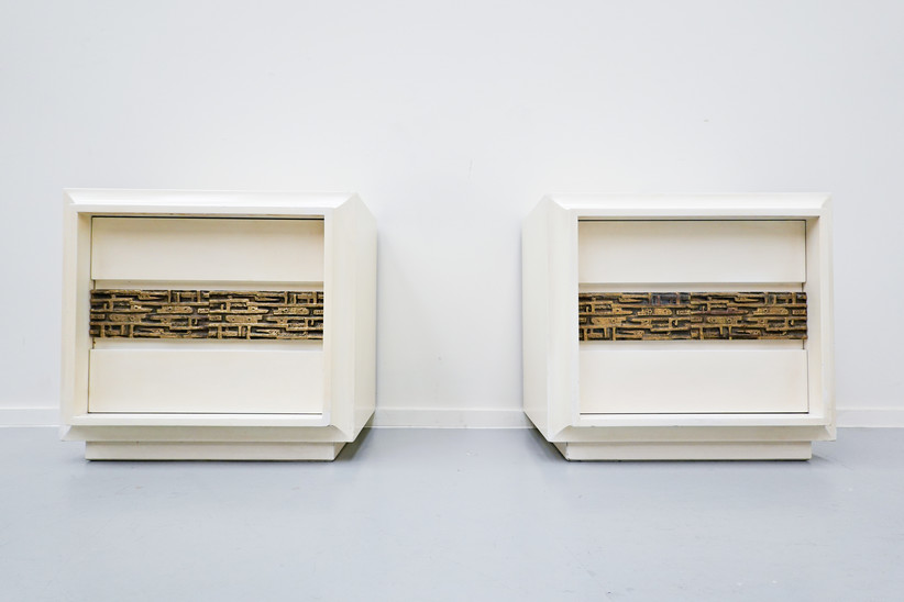 Pair of Luciano Frigerio Nightstands, 1970s