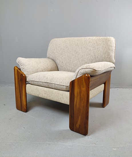 Pair of Mario Marenco Armchairs, Italy, 1980s