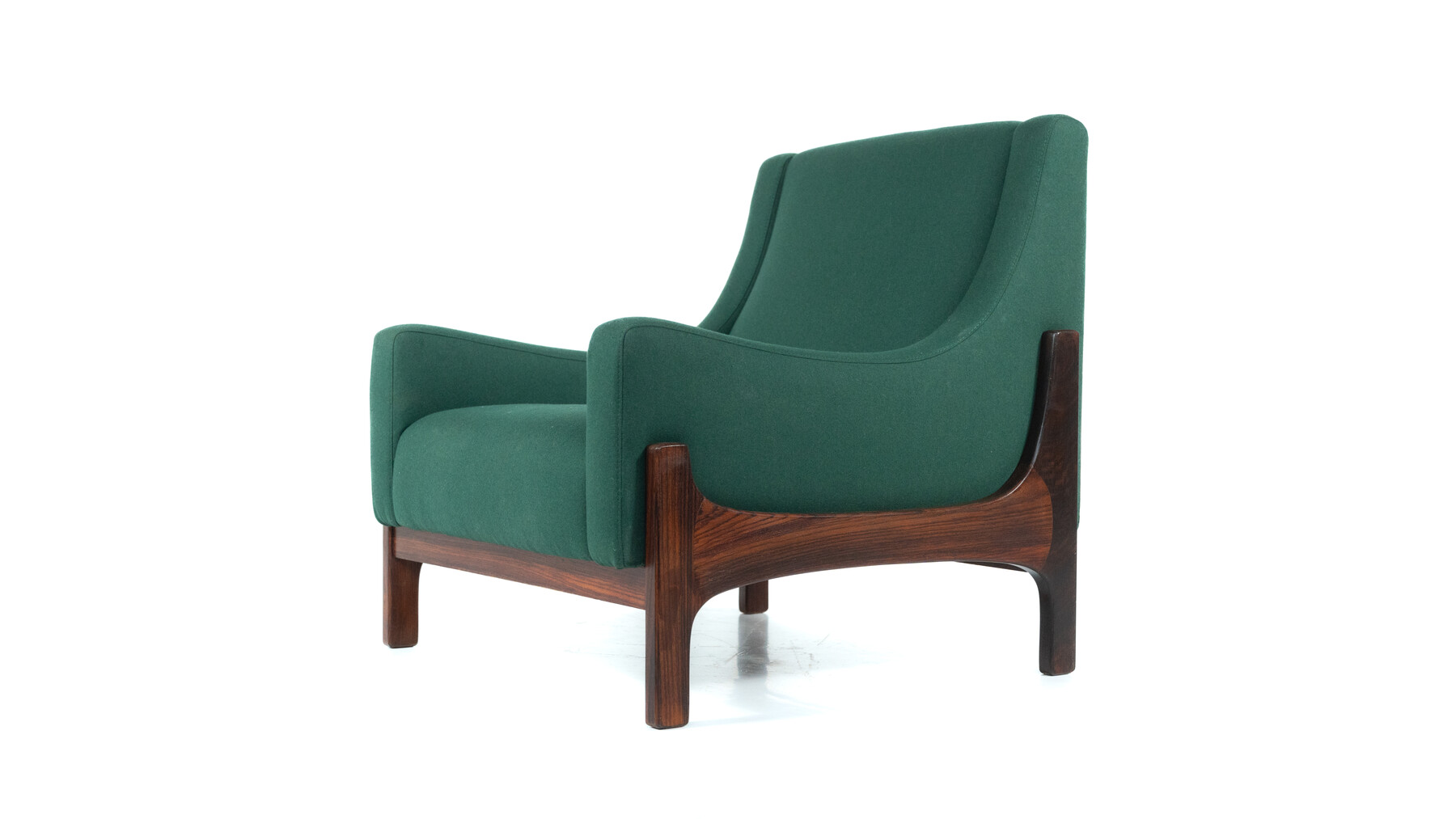 Pair of Mid-Century Italian Armchairs, 1960s - New Upholstery