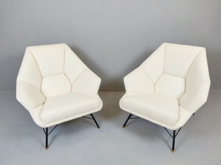 Pair of Mid-century Italian Armchairs 
