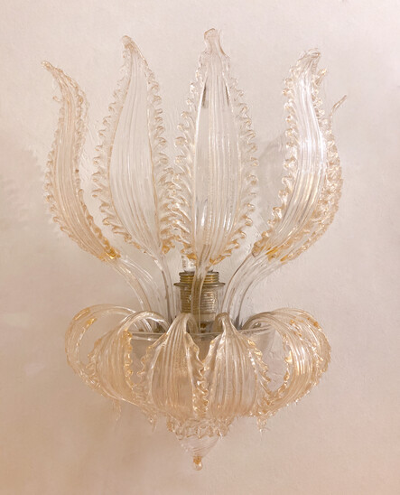 Pair of Murano Glass Sconces