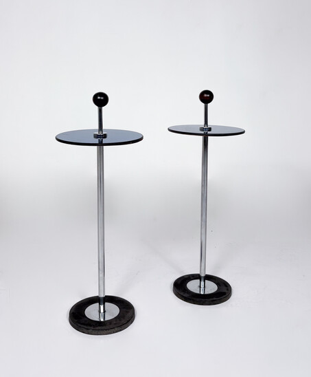 Pair of Side Tables, Italy, 1970s
