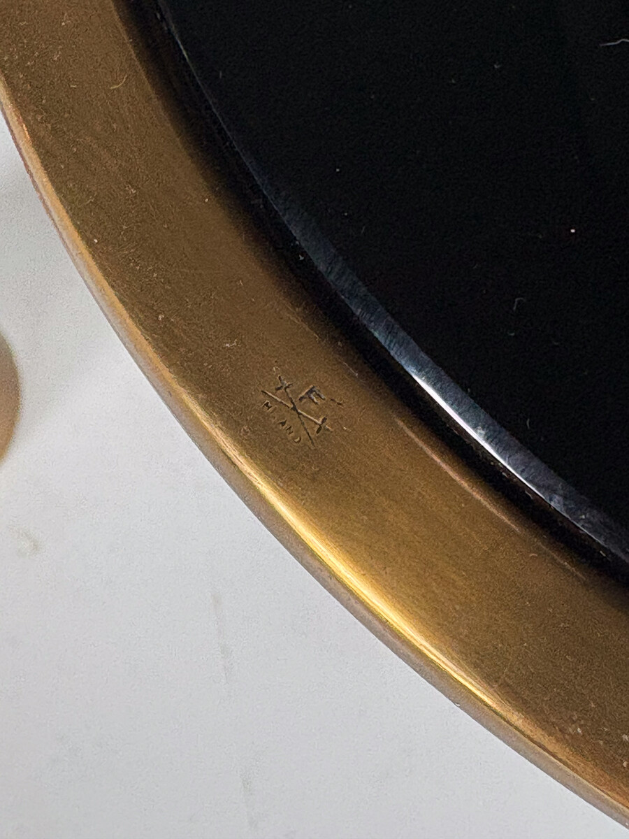 Pair of Standing Ashtray/ Tables n°1776 by Max Ingrand for Fontana Arte, 1960s 