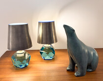 Pair of Table Lamps mod.2228 by Max Ingrand for Fontana Arte, 1950s