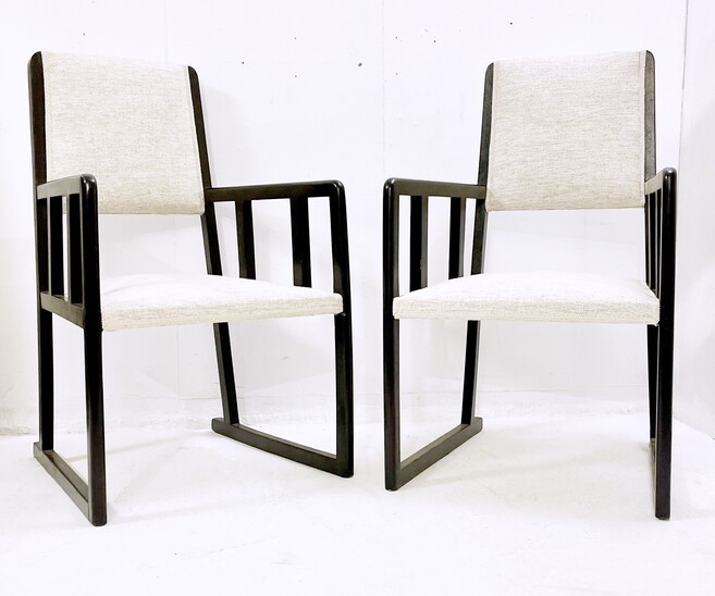 Pair of Vienna secession armchairs - Austria 1910s