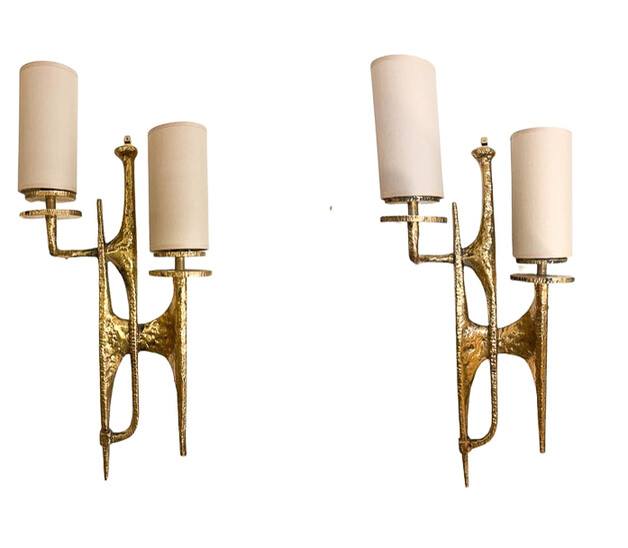 Pair of Wall Lights by Felix Agostini, 1990s