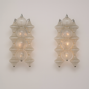 Pair of Wall Lights Tulipan  by J.T. Kalmar - Austria 1960s