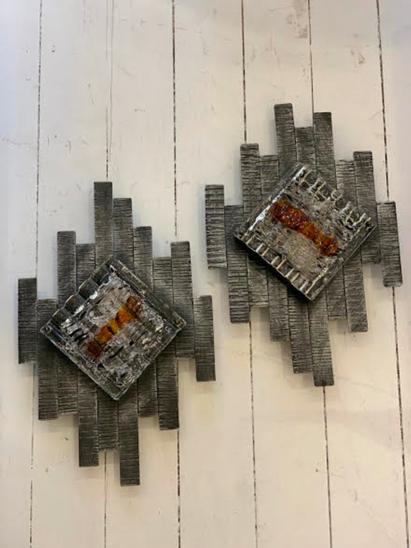 Paire d'appliques Mazzega pour Poliarte