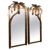 Palm Tree Mirrors in the style of 
