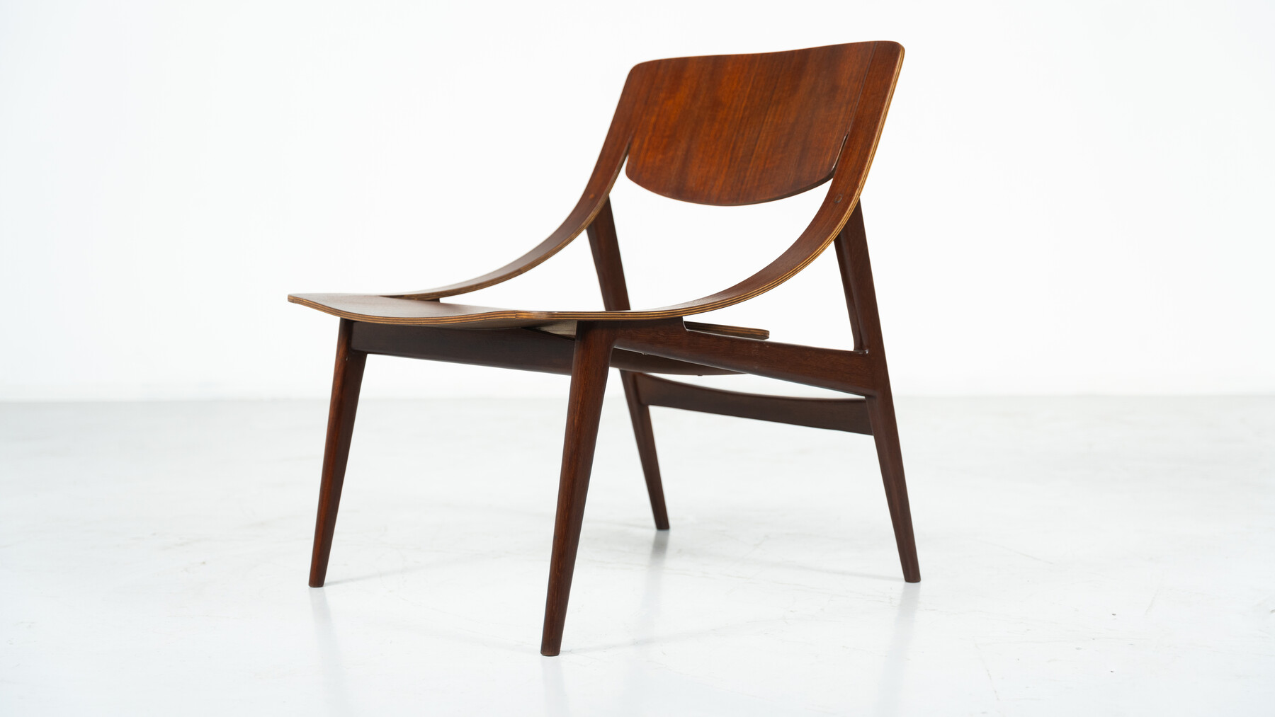 Plywood Armchair Model 668 by Rudolf Bernd Glatzel, 1957