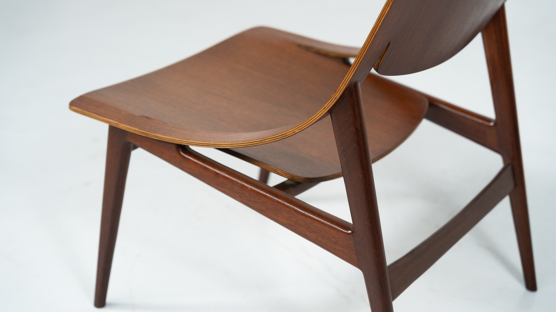 Plywood Armchair Model 668 by Rudolf Bernd Glatzel, 1957