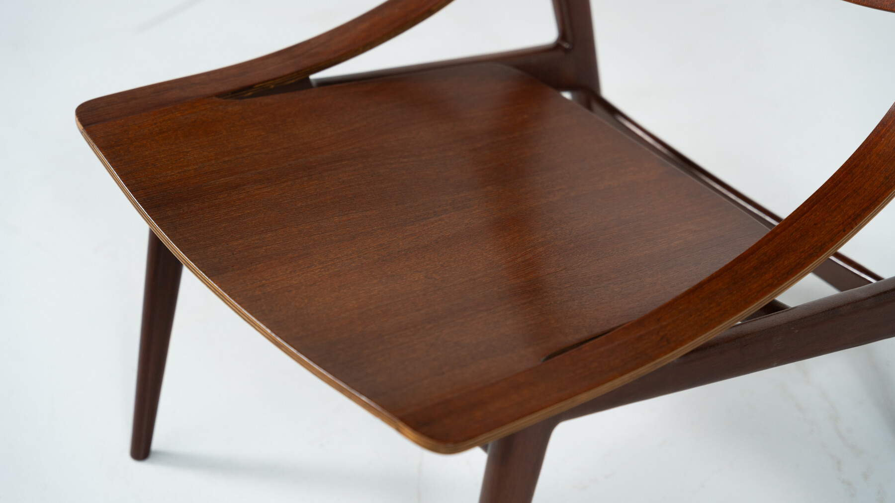 Plywood Armchair Model 668 by Rudolf Bernd Glatzel, 1957