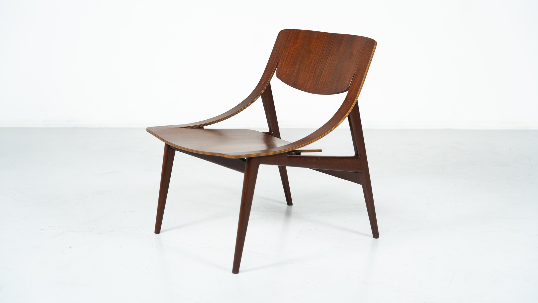 Plywood Armchair Model 668 by Rudolf Bernd Glatzel, 1957