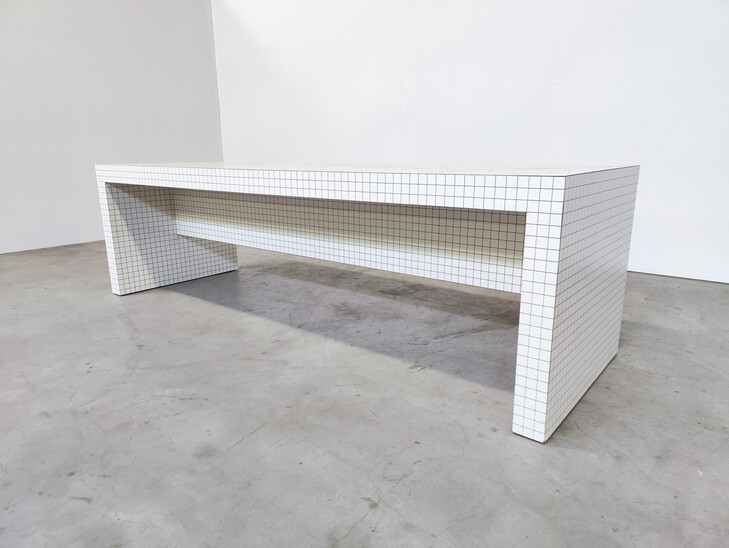 Quaderna Console Table by Superstudio for Zanotta,1970s