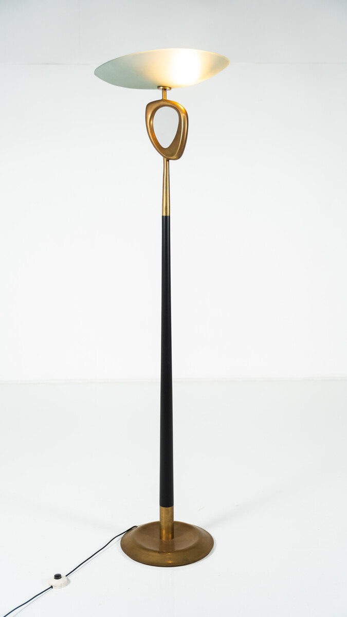 Rare Floor Lamp by Max Ingrand for Fontana Arte, 1950s