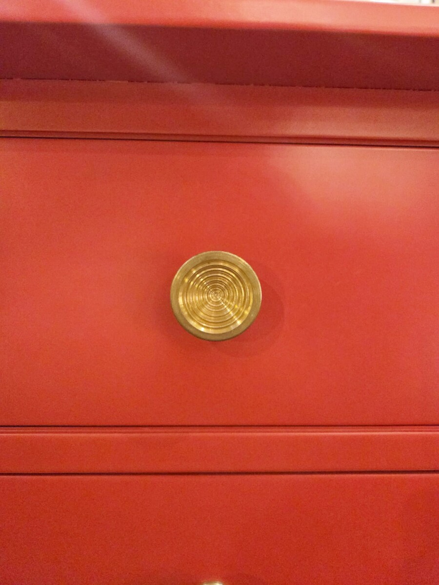 Red Chest of Drawers by Carlo de Carli, 1960s