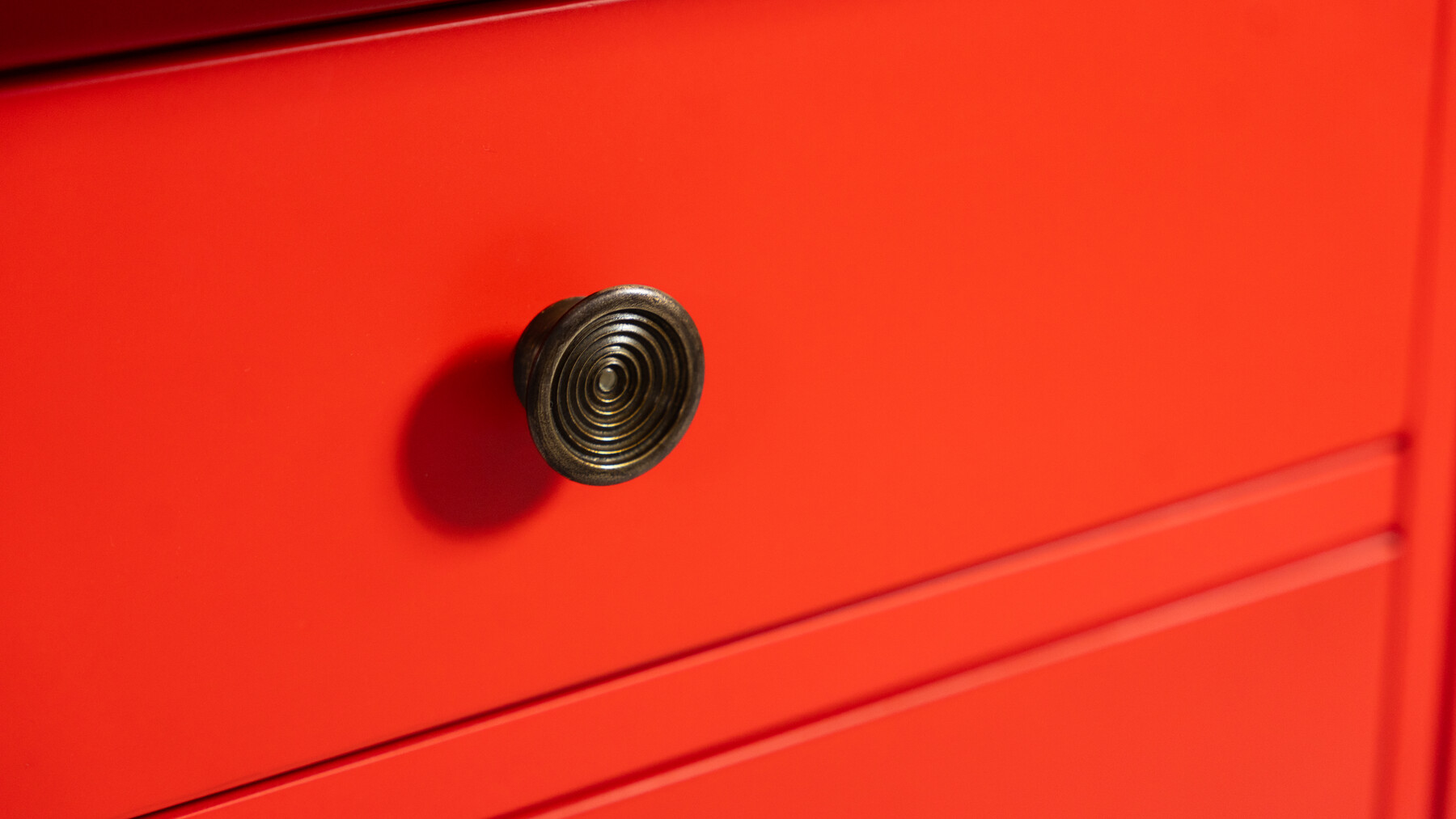 Red Chest of Drawers by Carlo de Carli, Italy, 1960s