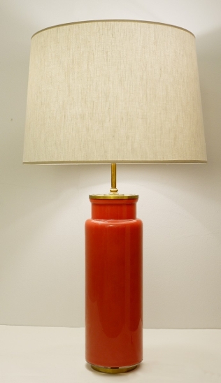 Red Glass Lamp