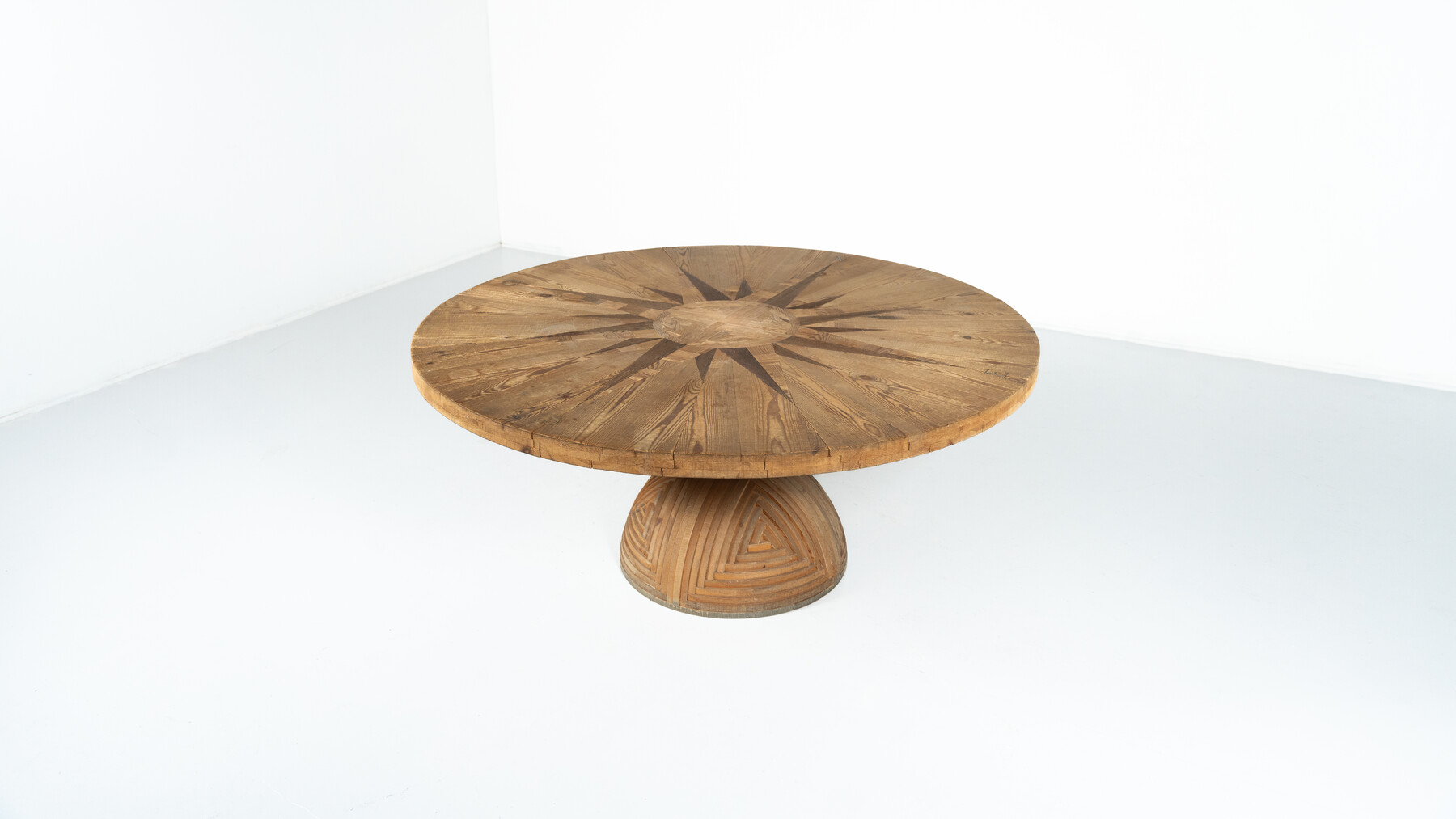 Rosa dei Venti Table by Mario Ceroli, Mobili Nella Valle, Poltrona, 1970s