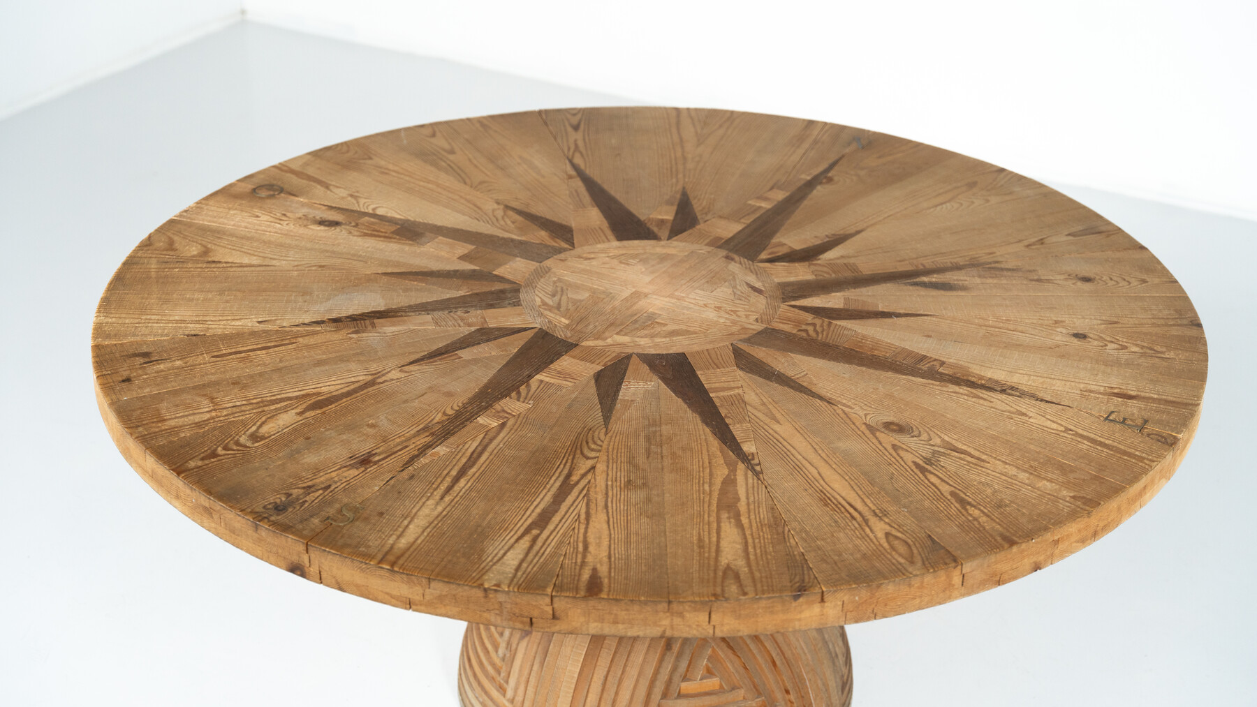 Rosa dei Venti Table by Mario Ceroli, Mobili Nella Valle, Poltrona, 1970s