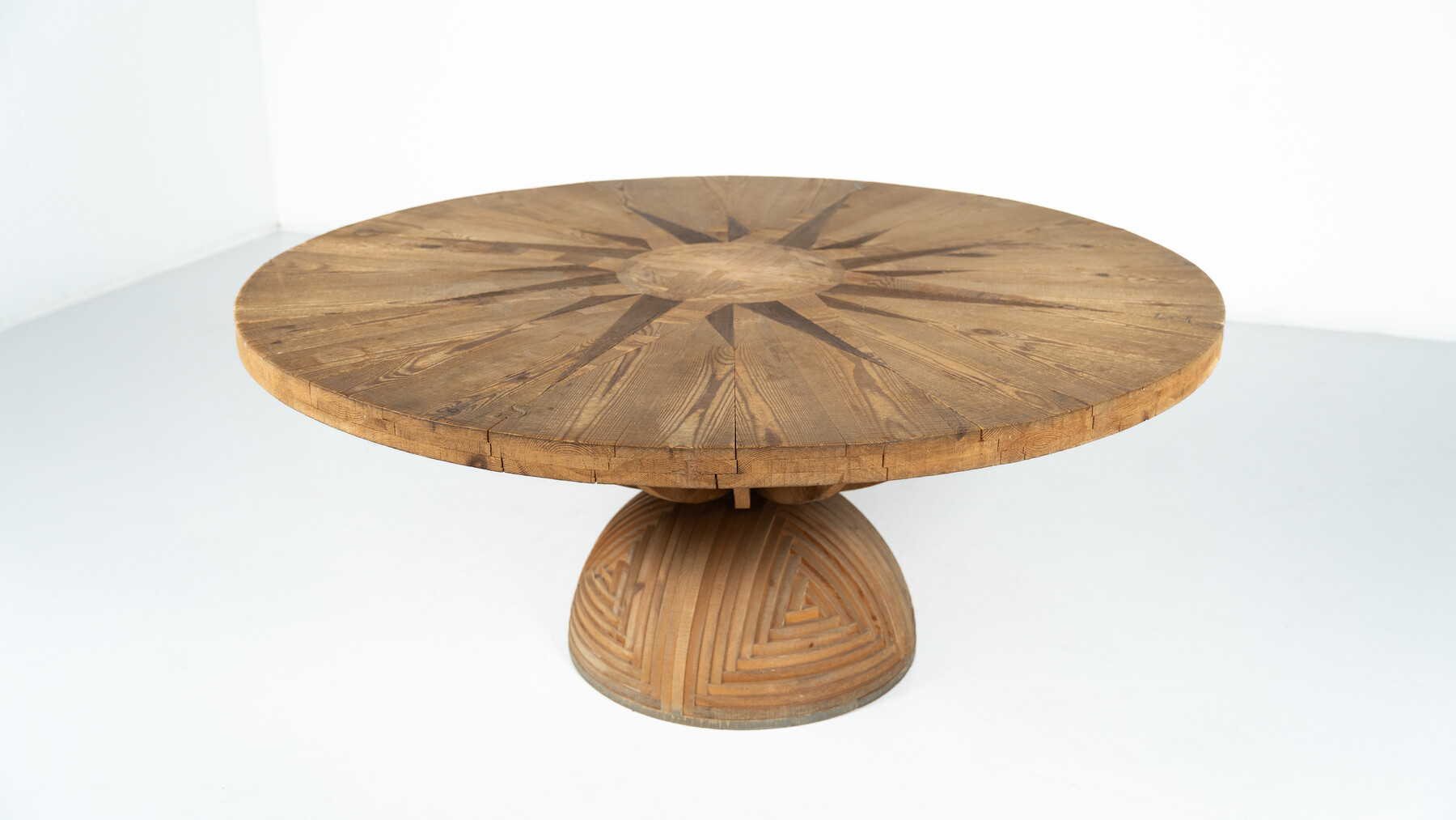 Rosa dei Venti Table by Mario Ceroli, Mobili Nella Valle, Poltrona, 1970s