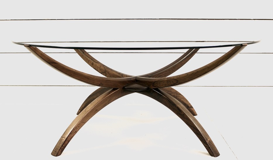 Rosewood Coffee Table attributed To Vladimir Kagan