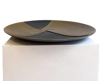 Round Center Piece by Esa Fedrigolli, Bronze, 1970s