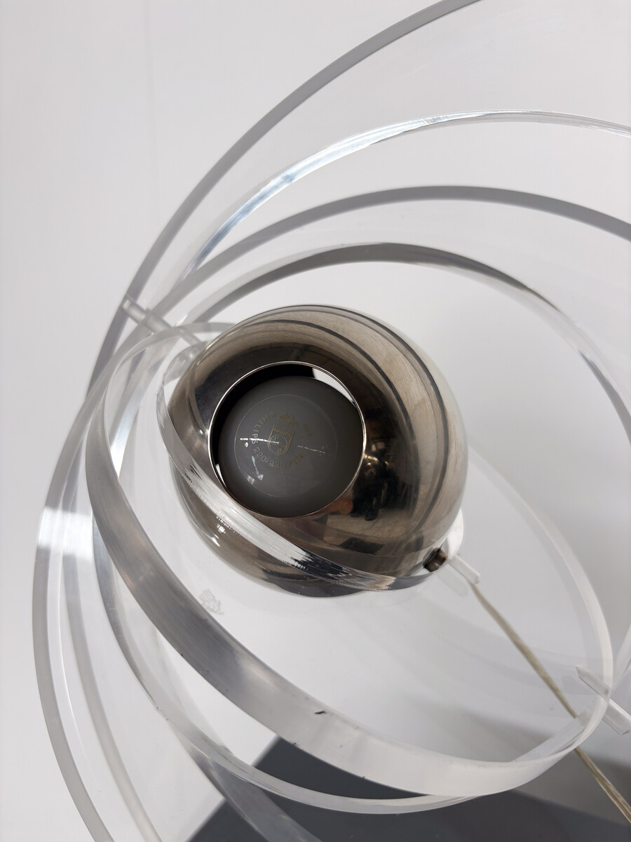 Satellite Table Lamp by Yanel Lebovici, 1969