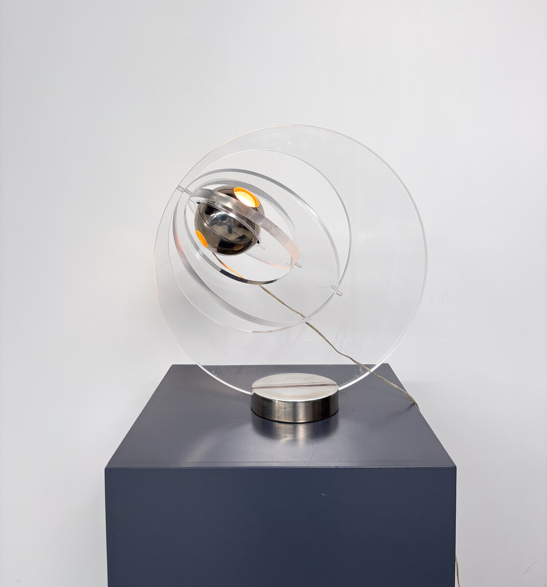 Satellite Table Lamp by Yonel Lebovici, 1969