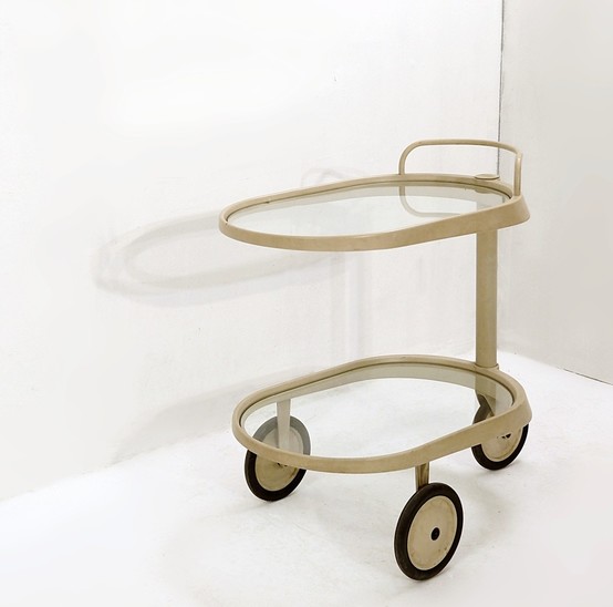 Serving Trolley By Enzo Mari For Alessi - 1989