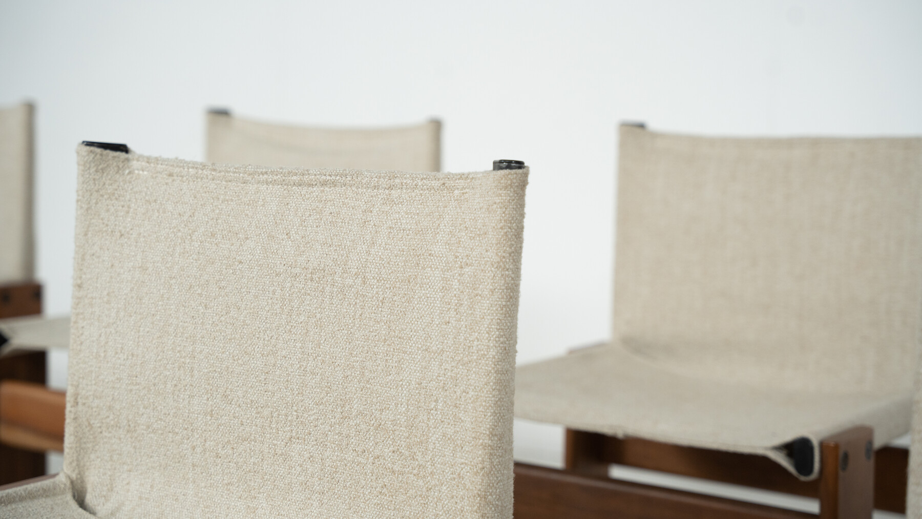 Set of 10 Monk Dining Chairs by Afra & Tobia Scarpa for Molteni, 1970s