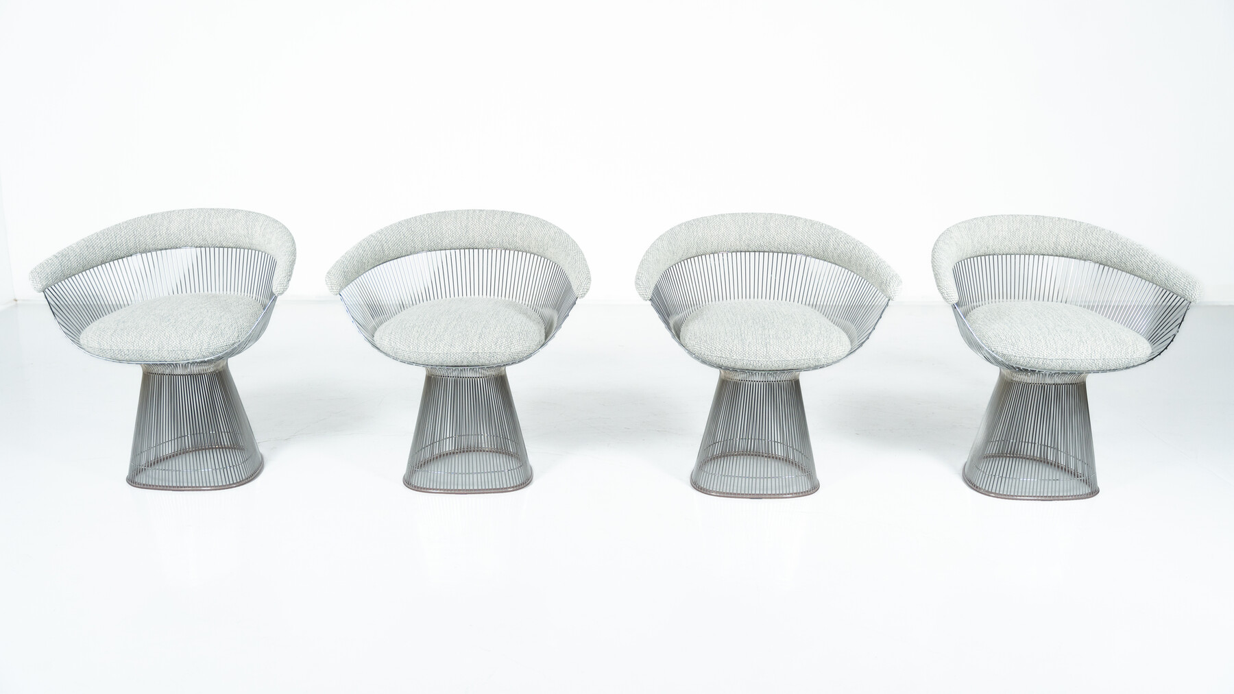 Set of 4 Chairs Warren Platner for Knoll International, 1960s