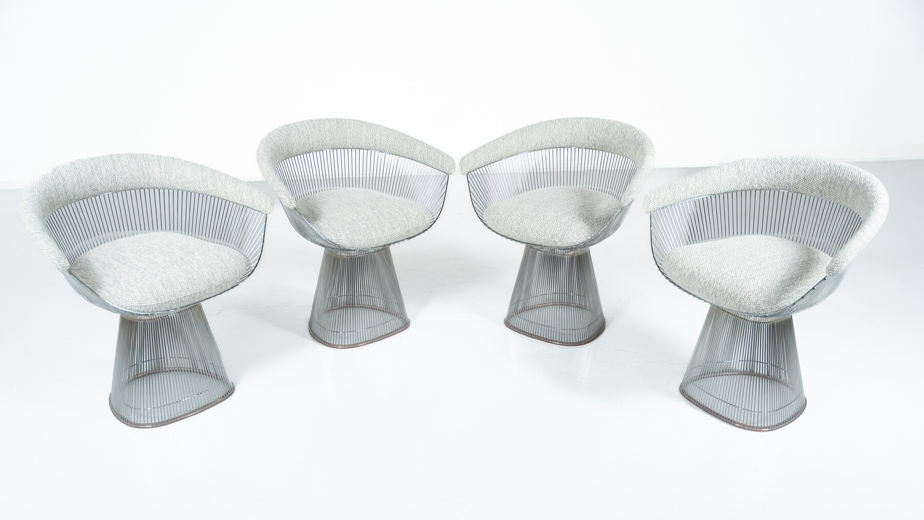 Set of 4 Chairs Warren Platner for Knoll International, 1960s