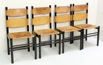 Set Of 4 Italian Dining Chairs