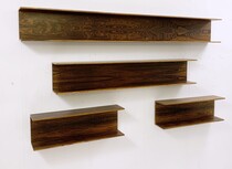 Set of 4 mid-century rosewood shelves - Italy 1960s