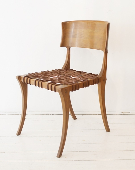 Set of 6 chair by T.H. Robsjohn-Gibbings Klismos for Saridis