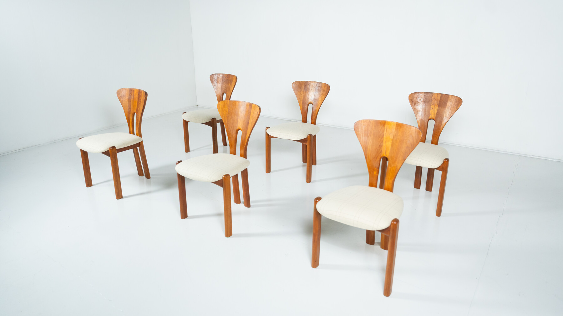 Set of 6 Chairs by Niels Koefoed, Denmark, 1960s