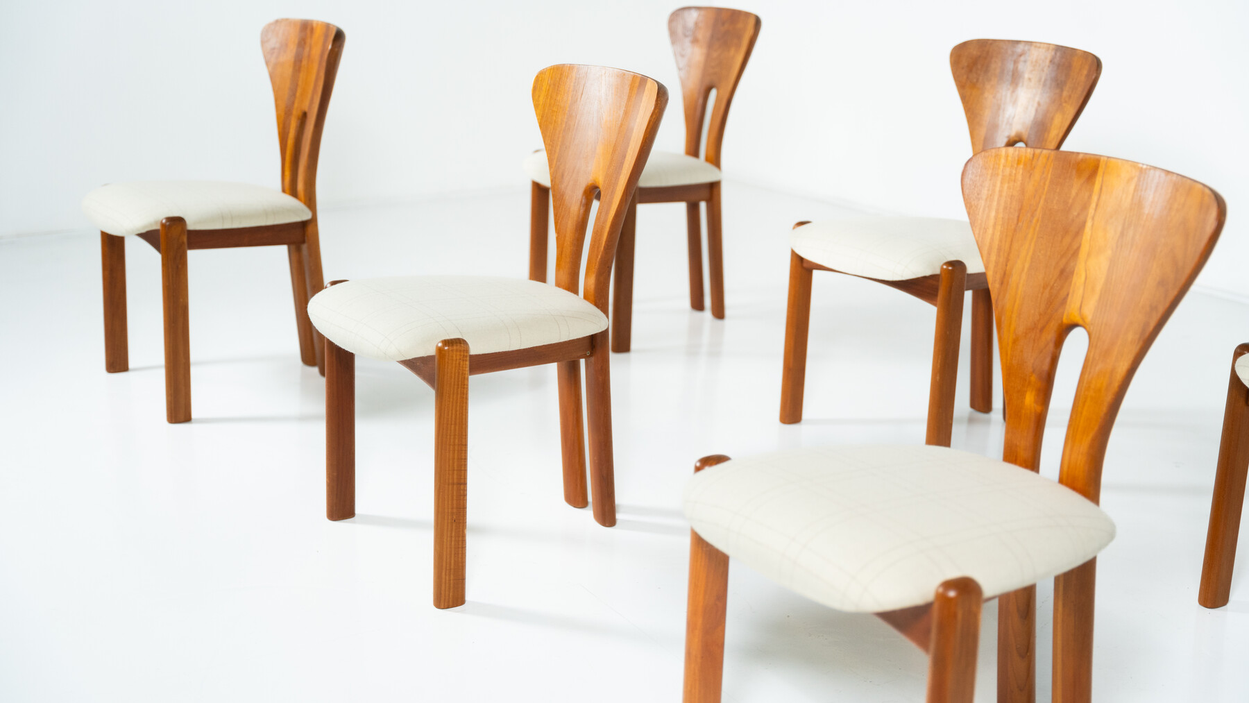 Set of 6 Chairs by Niels Koefoed, Denmark, 1960s